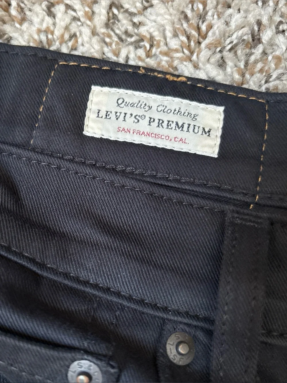 Levi’s Premium Men’s Black Performance Pants, 33x32